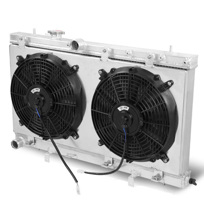 D-Motoring - Radiator & Fan Shroud Kit - 1.50 in.Inlet - 1.50 in.Outlet - 28.00 in. x 16.00 in. x 2.50 in.Overall Size - 2-Row - 02-07 Impreza WRX STI - 1