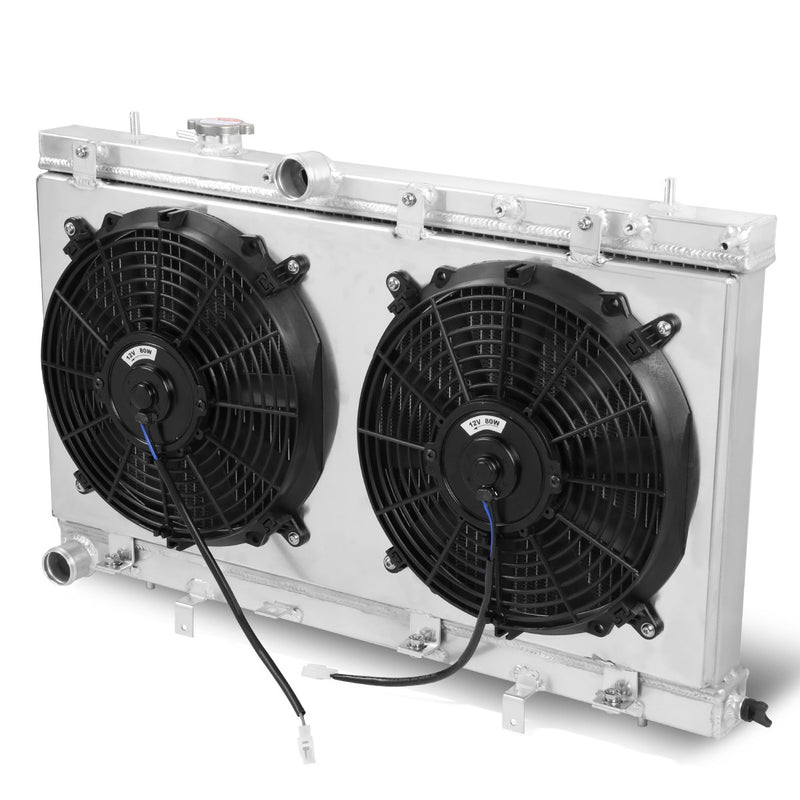 D-Motoring - Radiator & Fan Shroud Kit - 1.50 in.Inlet - 1.50 in.Outlet - 28.00 in. x 16.00 in. x 2.50 in.Overall Size - 2-Row - 02-07 Impreza WRX STI - 1