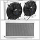 D-Motoring - Radiator & Fan Shroud Kit - 1.50 in.Inlet - 1.50 in.Outlet - 28.00 in. x 16.00 in. x 2.50 in.Overall Size - 2-Row - 02-07 Impreza WRX STI - 3