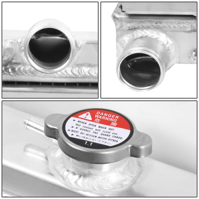 D-Motoring - Radiator & Fan Shroud Kit - 1.50 in.Inlet - 1.50 in.Outlet - 28.00 in. x 16.00 in. x 2.50 in.Overall Size - 2-Row - 02-07 Impreza WRX STI - 4