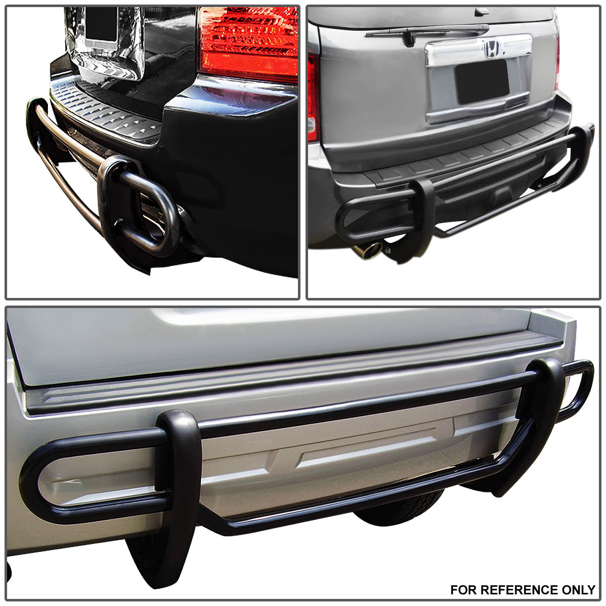 Heavy Duty Steel Rear Bumper Guard w/Mouting Brackets 06-14 Honda Ridg ...