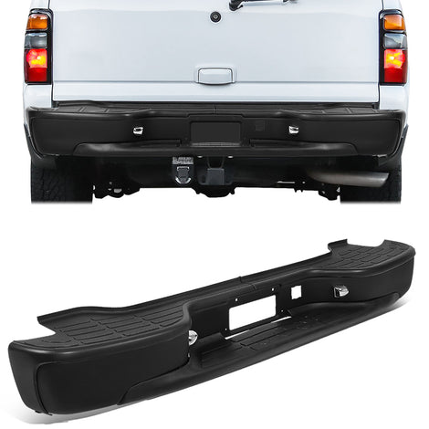 Rear Step Bumper+License Plate Lights <br> 00-06 Chevrolet Suburban Tahoe GMC Yukon