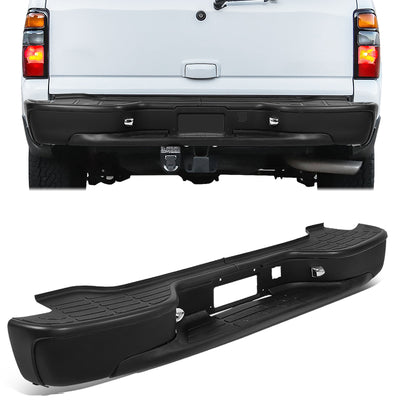 Rear Step Bumper+License Plate Lights <br> 00-06 Chevrolet Suburban Tahoe GMC Yukon