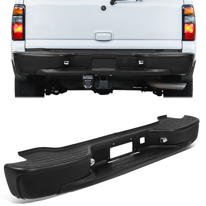 Rear Step Bumper+License Plate Lights <br> 00-06 Chevrolet Suburban Tahoe GMC Yukon