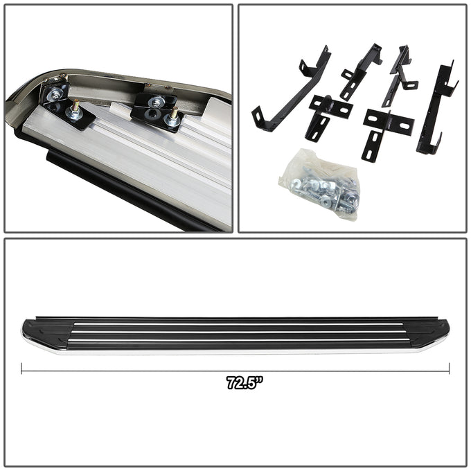 D-Motoring - Running Boards - 5.5 in. - Aluminum - 08-13 Toyota Highlander - 4