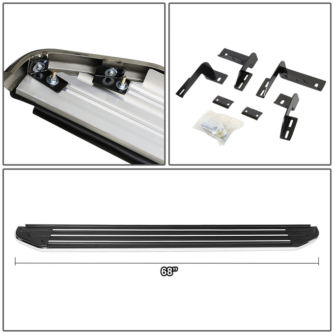 D-Motoring - Running Boards - 5.5 in. - Aluminum - 06-12 Toyota Rav4 - 4
