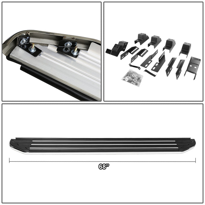 D-Motoring - Running Boards - 5.5 in. - Aluminum - 07-13 Acura MDX - 4