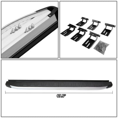 D-Motoring - Running Boards - 5.75' - Metallic - 11-17 Jeep Grand Cherokee - 4