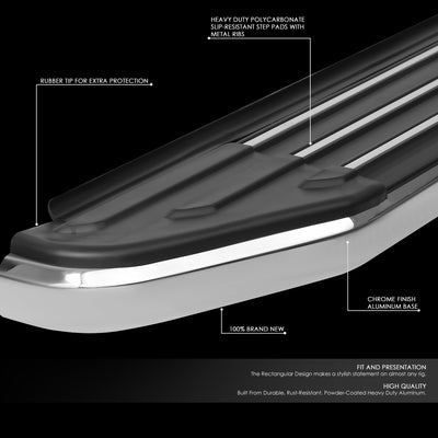 D-Motoring - 16-18 Honda Pilot Running Boards - Side Step - 5.5 in. - Aluminum - 2