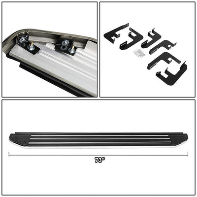 14-19 Acura MDX 5.5 in.  Running Boards Side Step Nerf Bars - Aluminum - RNB-824 - 5