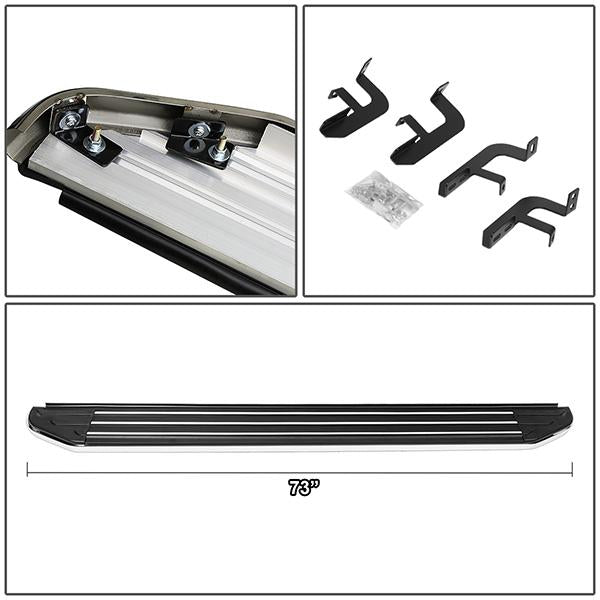 16-19 Lexus RX350 RX350L RX450H RX450HL 5.5 in.  Running Boards Side Step Nerf Bars - Aluminum - RNB-826 - 5