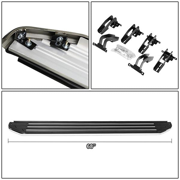 11-19 Grand Cherokee Durango 5.5 in. Running Boards Side Step Nerf Bars - Aluminum - RNB-827 - 5