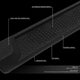 18-19 Jeep Wrangler JL 4-Dr Unlimited Running Boards - 4.5 in.  - Pair - Step Bar - RNB-OEM-021 - 2
