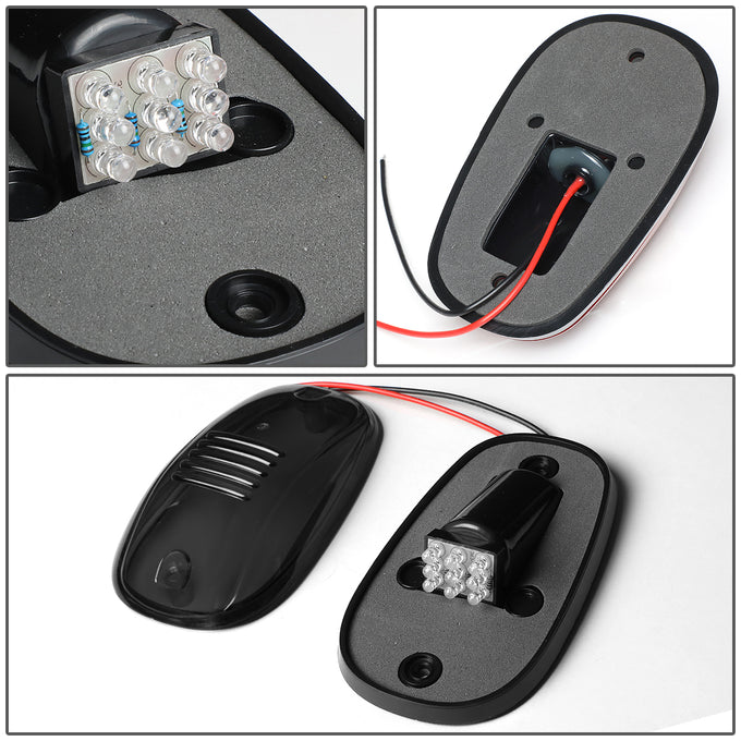 D-Motoring - Cab Roof Lights - LED - Smoked Lens - Plug-n-Play - 5PCS - Dodge Ram 1500 / 2500 / 3500 / 4500 / 5500 - 5