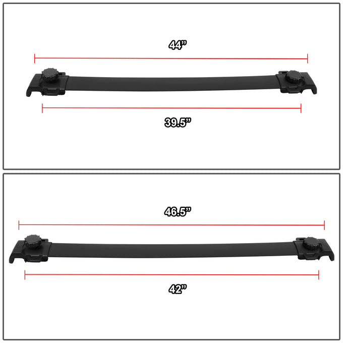 D-Motoring - Roof Rack Cross Bars - Aluminum - 09-17 Dodge Journey - 5
