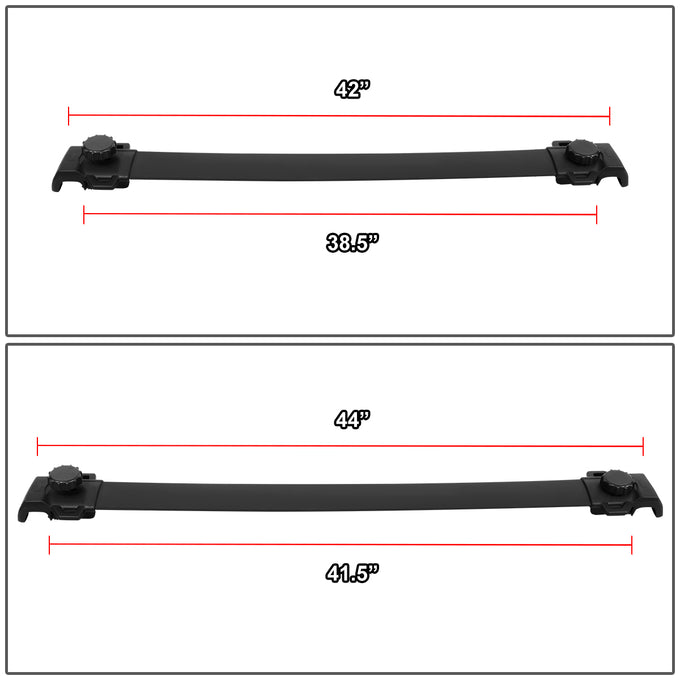 D-Motoring - Roof Rack Cross Bars - Aluminum - 07-15 Jeep Patriot - 5