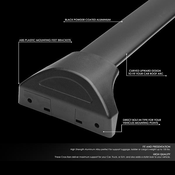 D-Motoring - 18-19 Honda OdysseyRoof Rack Cross Bars - Oe Style - Pair - Aluminum - 2
