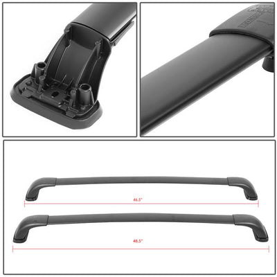 14-19 Toyota Highlander LE Roof Rack Cross Bars - Le Roof Side Rail - Aluminum - RR-THI014 - 5