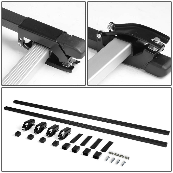 D-Motoring - Roof Rack Cross Bars - 50 - Aluminum - Universal - 6