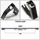 D-Motoring - Roof Rack Cross Bars - 54 - Aluminum - Universal - 5