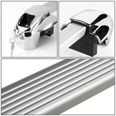 D-Motoring - Roof Rack Cross Bars - W/ Lock - 50 - Aluminum - Universal - 2