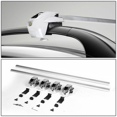 D-Motoring - Roof Rack Cross Bars - W/ Lock - 50 - Aluminum - Universal - 6