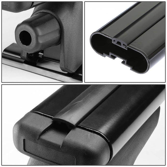 D-Motoring - Roof Rack Cross Bars - 54 - Aluminum - Universal - 4