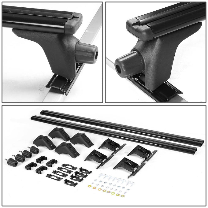 D-Motoring - Roof Rack Cross Bars - 54 - Aluminum - Universal - 2