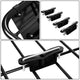 D-Motoring - Roof Cargo Basket - W/ Wind Fairing - 53X 43 - Mild Steel - Universal in Crossbars on roof - 4