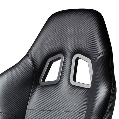 D-Motoring - Racing Seat - Reclinable - PVC Leather - Carbon Look - Left - 3
