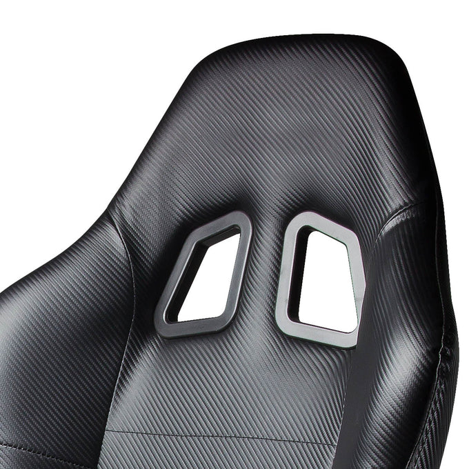 D-Motoring - Racing Seat - Reclinable - PVC Leather - Carbon Look - Left - 3