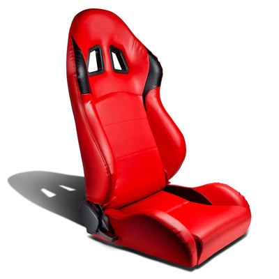 D-Motoring - Racing Seat - Reclinable - PVC Leather - Left - 3