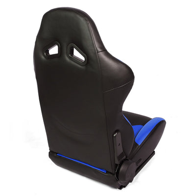 D-Motoring - Racing Seats - Reclinable - PVC Leather - Pair - 4