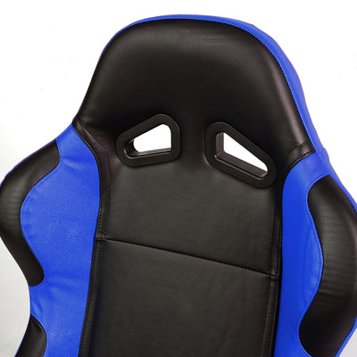 D-Motoring - Racing Seats - Reclinable - PVC Leather - Type-R - Pair - 2
