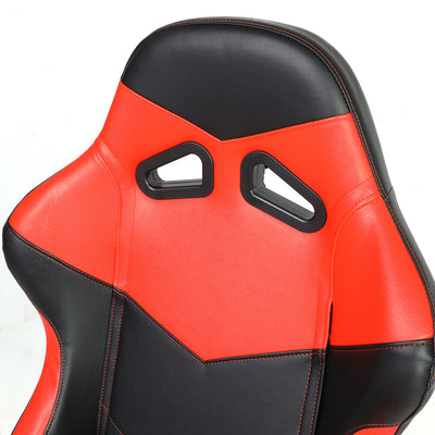D-Motoring - Racing Seats - Reclinable - Arrow Design - PVC Leather - Pair - 3