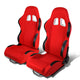 D-Motoring - Racing Seats - Reclinable - Cloth - Type-R - Pair - 1