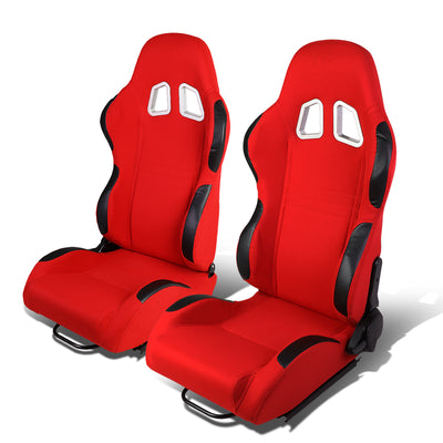 D-Motoring - Racing Seats - Reclinable - Cloth - Type-R - Pair - 6