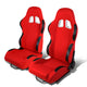 D-Motoring - Racing Seats - Reclinable - Cloth - Type-R - Pair - 6