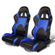 D-Motoring - Racing Seats - Reclinable - PVC Leather - Type-R - Pair - 7