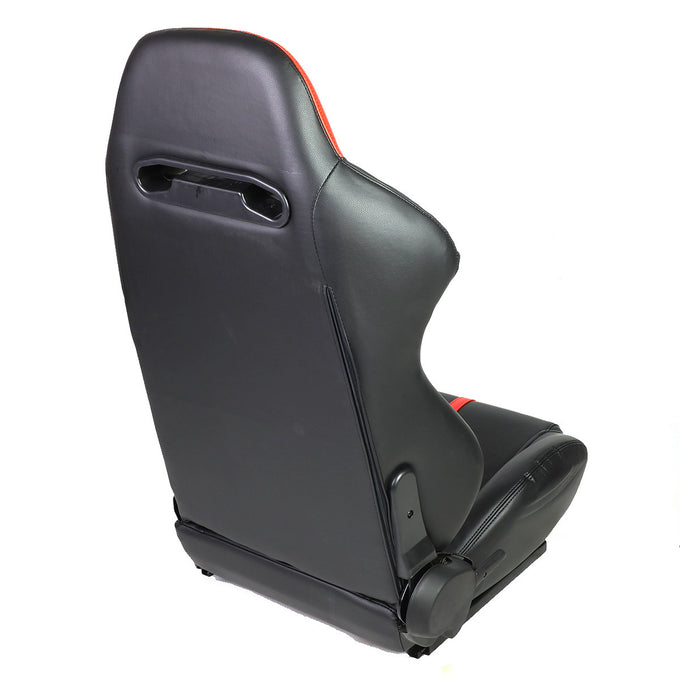 D-Motoring - Racing Seats - Reclinable - Leather - Type-R - Pair - 4