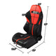 D-Motoring - Racing Seats - Reclinable - Leather - Type-R - Pair - 5