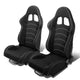 D-Motoring - Racing Seats - Reclinable - Woven Fabric - Pair - 6