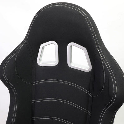 D-Motoring - Racing Seats - Reclinable - Woven Fabric - Pair - 3