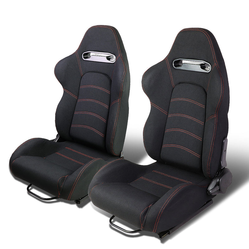D-Motoring - Racing Seats - Reclinable - Type-R - Pair - 1