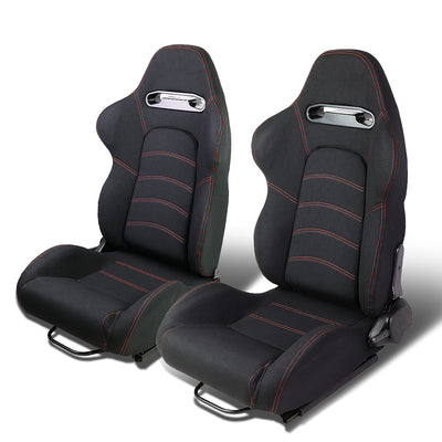 D-Motoring - Racing Seats - Reclinable - Type-R - Pair - 6
