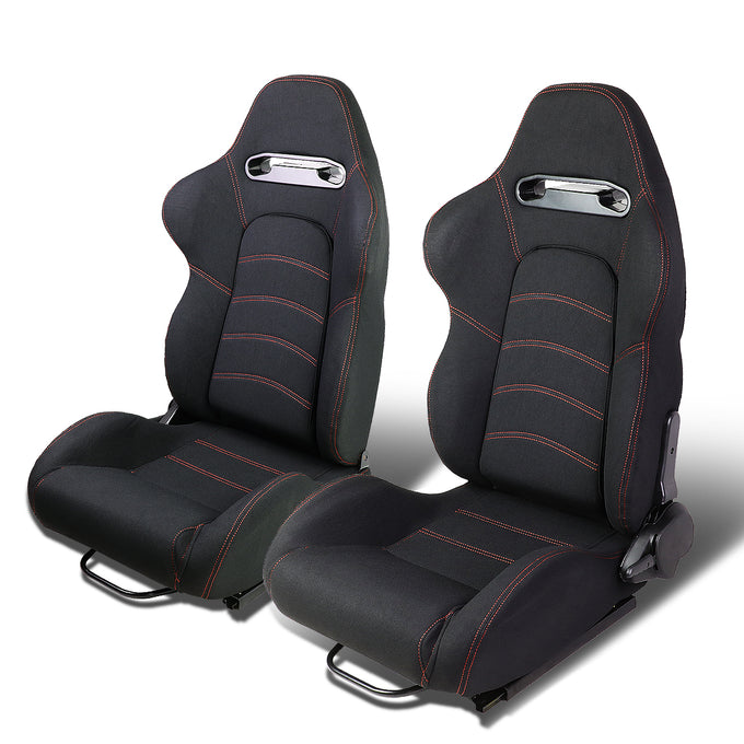D-Motoring - Racing Seats - Reclinable - Type-R - Pair - 6