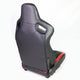 D-Motoring - Racing Seats - Reclinable - Horizontal Stitch - PVC Leather - Pair - 4