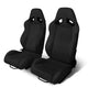 D-Motoring - Racing Seats - Reclinable - Suede - Pair - 1