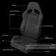 D-Motoring - Racing Seats - Reclinable - Suede - Pair - 2