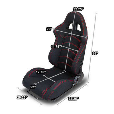 D-Motoring - Racing Seat - Reclinable - Left - 2